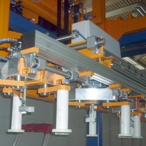 Gentle handling of tire blanks during loading and unloading Gentle handling of tire blanks during loading and unloading